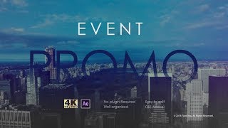 Event Promo After Effects template [upl. by Rebma]