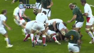 Rugby 2007 Pool A England v South Africa [upl. by Gamin507]