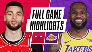 BULLS at LAKERS  FULL GAME HIGHLIGHTS  January 8 2021 [upl. by Andeee]