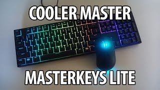 Cooler Master MasterKeys Lite  Lighting Effects [upl. by Kimberlee986]