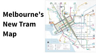 Melbournes New Tram Map for 2021 [upl. by Aileduab]