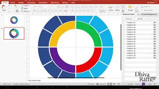 MS PowerPoint Tutorial MultiLevel WheelDoughnut Diagram Training Provider Malaysia [upl. by Nohsauq919]