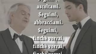 Fall on me ITALIAN VERSION  Andrea e Matteo Bocelli con TESTO [upl. by Irved648]