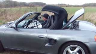 Porsche Boxster Roof Opening and Closing [upl. by Sidra]