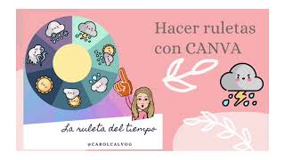 Diseño de ruletas con Canva [upl. by Elephus]