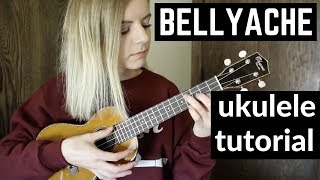 bellyache  Billie Eilish  EASY UKULELE TUTORIAL [upl. by Danelle788]