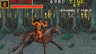 Warrior Blade Rastan Saga Episode III Longplay Arcade QHD [upl. by Maddalena]