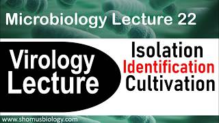 Virus isolation and purification  virology lecture 3 [upl. by Maye]