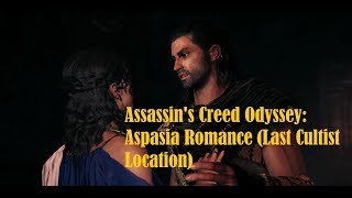 Assassins Creed Odyssey Aspasia Romance Last Cultist Location [upl. by Yedrahs]