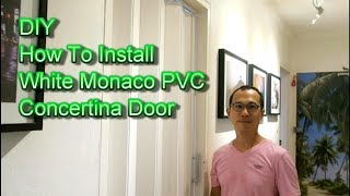 DIY How to install a PVC Concertina Accordion Folding Door [upl. by Sperry]