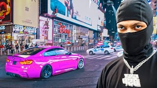 MOST WANTED DRIVERS TAKEOVER TIMES SQUARE [upl. by Rombert]