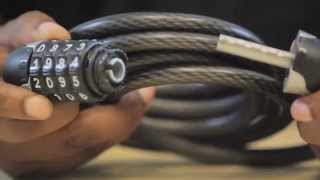 How to reset a Kryptonite Combo Cable [upl. by Zimmer]