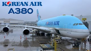 🇺🇸 Los Angeles LAX to Seoul ICN 🇰🇷 Korean Air Airbus A380  FULL FLIGHT REPORT Polar route [upl. by Zela]