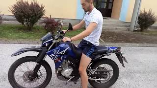 YAMAHA XT 125R  TEST  REVIEW [upl. by Tshombe973]