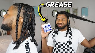 I USED HAIR GREASE FOR A MONTH [upl. by Asirralc593]