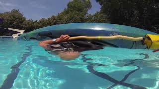 Kayak Self Rescue Re Enter and Roll [upl. by Nnoved]