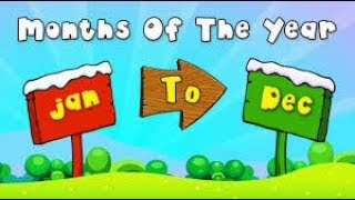 Months of the Year Song  January February March and More Nursery Rhymes for Kids babies song [upl. by Uaerraj231]