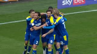 AFC Wimbledon v Ipswich Town highlights [upl. by Nauqas]