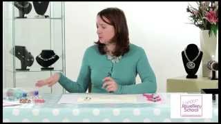 How to Make Jewelry Tutorial for Beginners Part 1 of 4 [upl. by Hebert]