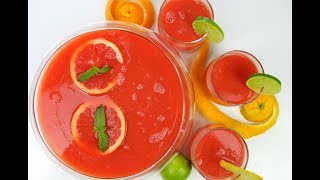 Fruit Punch The Ultimate Summer Drink NO added Sugar  CaribbeanPotcom [upl. by Ilera887]