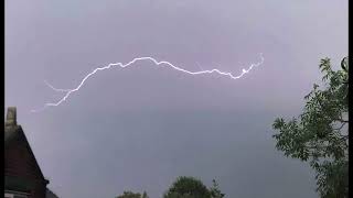 Thunder and Lightning over Blackpool 7th September 2022 [upl. by Notyarb750]