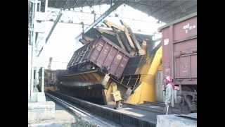 Best Video for Wagon tippler Automatic wagon unloading operation [upl. by Ttreve881]