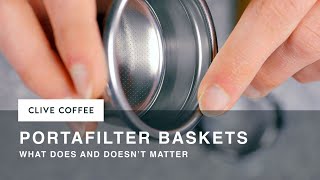 Portafilter Baskets – Do They Matter [upl. by Ramilahs]