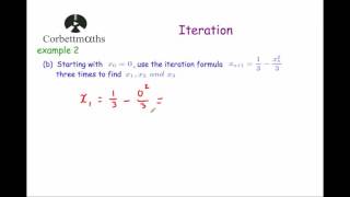 Iteration  Corbettmaths [upl. by Junko]