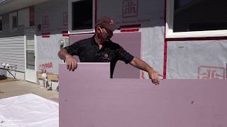 How To Install Styrofoam Insulation On A Homes Exterior [upl. by Elaen390]