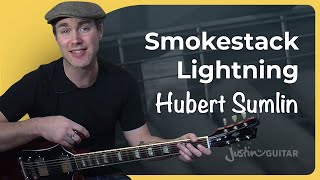 How to play Smokestack Lightning by Hubert Sumlin  Riff Guitar Lesson [upl. by Codie]