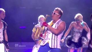 Moldova Eurovision 2010 saxophone guy HD [upl. by Harve]