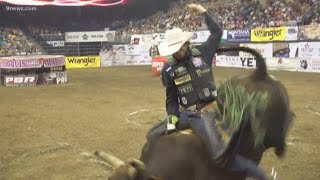 Bull rider dies after being injured during event at National Western Stock Show [upl. by Magnusson868]