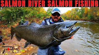 Salmon Fishing New Yorks World Famous Salmon River [upl. by Rahs]