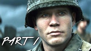 CALL OF DUTY WW2 Walkthrough Gameplay Part 1  Normandy  Campaign Mission 1 COD World War 2 [upl. by Sibel]