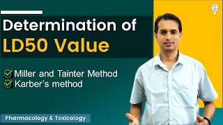 LD50 Values Determination Methods  Karbers Method and Miller amp Tainter Methods [upl. by Einnor]