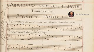 Michel Richard Delalande  Suite No 5 from Symphonies pour les Soupers du Roy 1736 [upl. by Bulley]