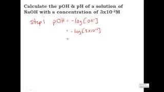 Calculating pH amp pOH H OH Acids amp Bases CLEAR amp SIMPLE [upl. by Eiuqnimod]