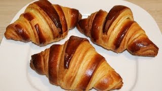 RECETTE DES CROISSANTS FACILE CUISINE RAPIDE [upl. by Carole]