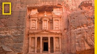 Stunning Stone Monuments of Petra  National Geographic [upl. by Luhem]