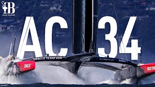 FINALS of 34th Americas Cup  RACES 16  19  Oracle Team USA v Emirates Team New Zealand  Part 4 [upl. by Ynattir302]