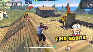 Ajjubhai vs Nobita Solo vs Squad Unbeatable Gameplay  Garena Free Fire [upl. by Pan710]