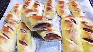 MINHA RECEITA DE PÃO COM CHOURIÇO [upl. by Selhorst]