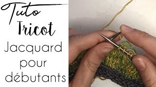 Tuto Tricot  JACQUARD POUR DEBUTANTS [upl. by Brozak416]