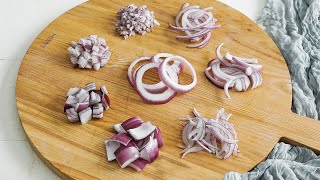 How to Cut an Onion 6 Different Ways [upl. by Filberte]