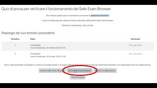 Tutorial per luso del Safe Exam Browser SEB [upl. by Nairda525]