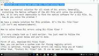 Call Of Duty Black Ops 3 Fix mfplatdll missing and other dll files problem [upl. by Thaddeus]