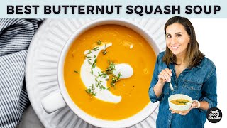 EASY Homemade Butternut Squash Soup [upl. by Lepley415]