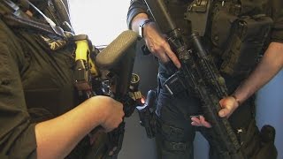 Armed police deployed across UK travel network [upl. by Garry]