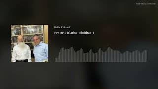 Peninei Halacha  Shabbat 2 [upl. by Aneloc812]