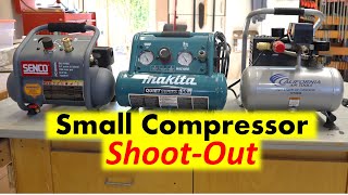 1 Gallon Air Compressor Shoot Out [upl. by Ygiaf]